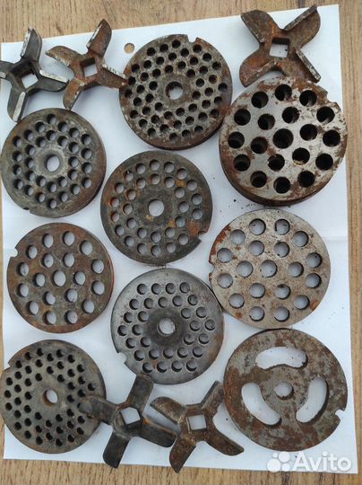 Решётка и нож для мясорубки пр-во СССР