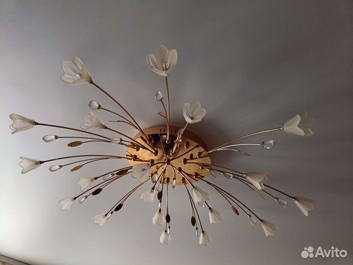 Люстра светодиодная с пультом бу