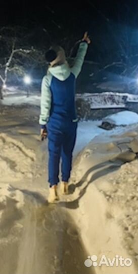 Комбинезон на флисе xs -s