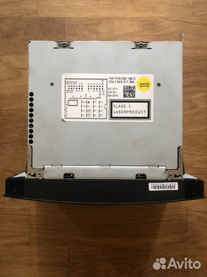 Штатная магнитола на volkswagen T5 multivan