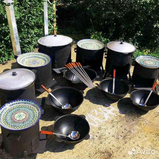 Казан и печь