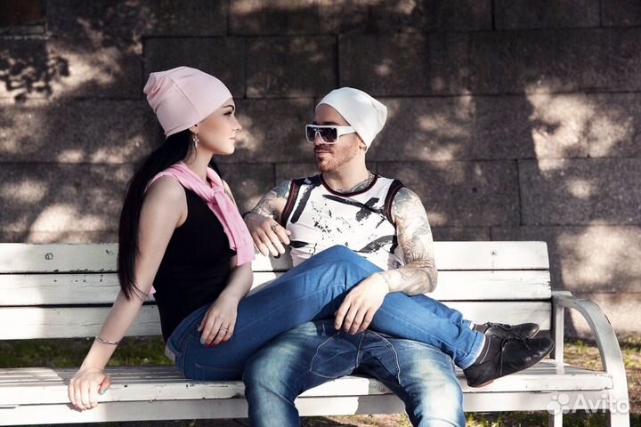 Летняя нарядная шапочка-бини молочного цвета №2