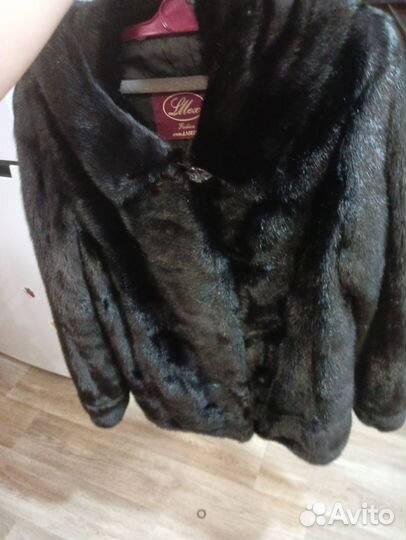 Шуба норковая 48 50 короткая черная