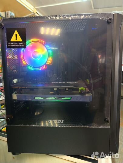 Игровой компьютер Core i3-10105F, видео 8 гб