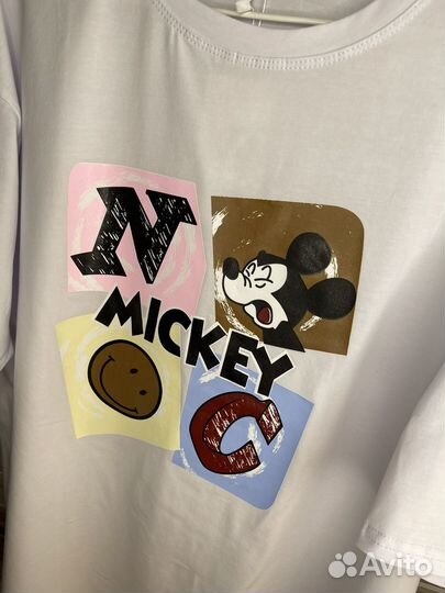 Футболка женская oversize Mickey Mouse
