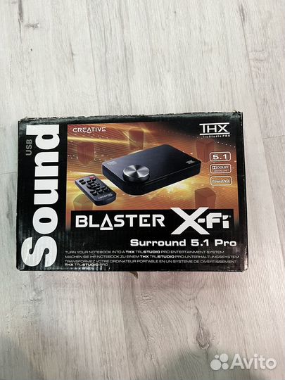 Звуковая карта creative sound blasterx x-fi