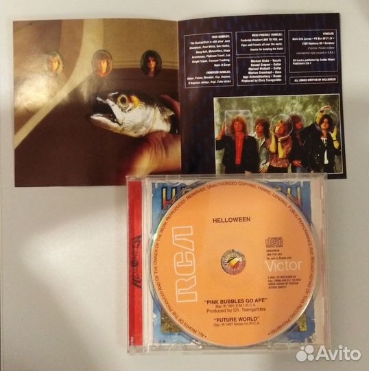 CD Helloween. Компакт-диски. 2 альбома