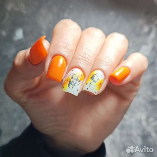 Маникюр, укрепление, гель-лак