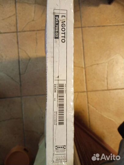 Подставка Даготто для ног, черная, Икеа