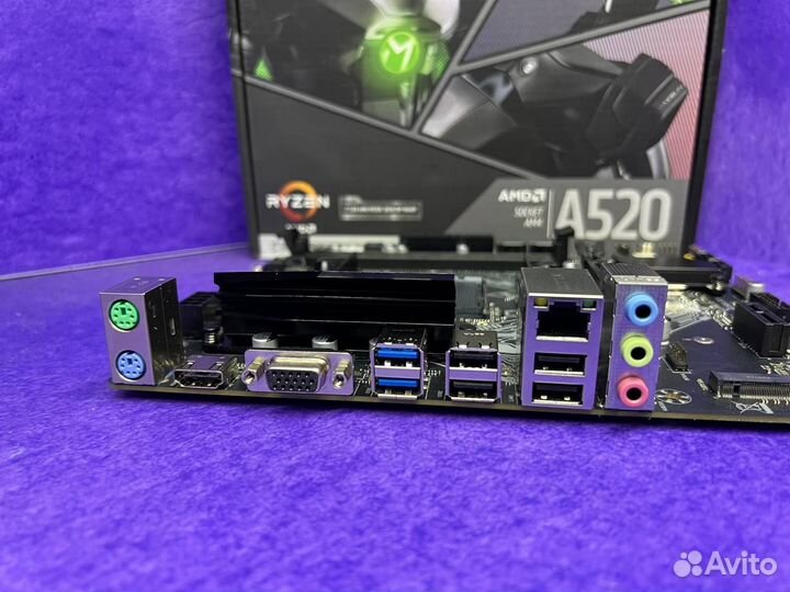 Материнская плата ам4 A520 Новая