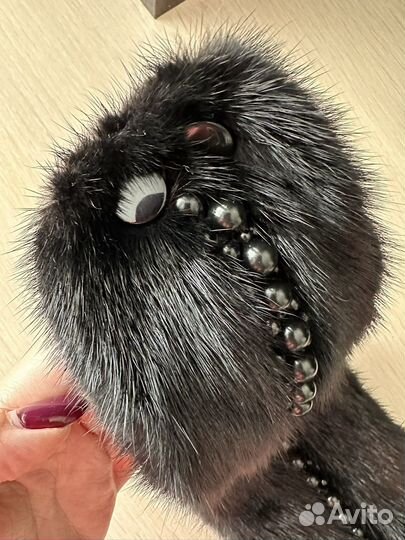 Повязка на голову норковая