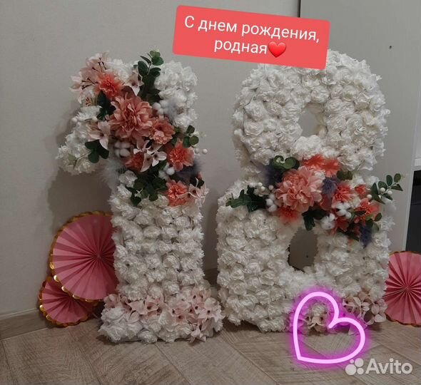 Цифра 1 на день рождения