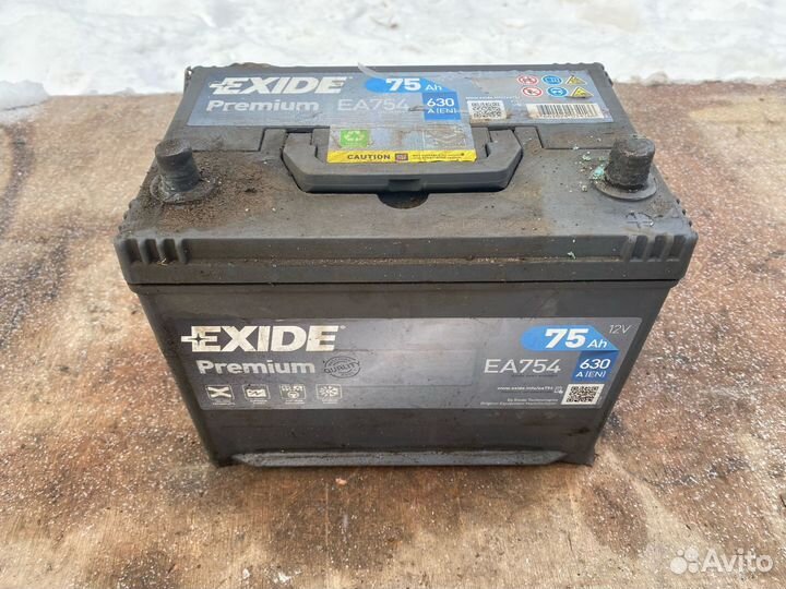 Аккумулятор Exide Premium EA754