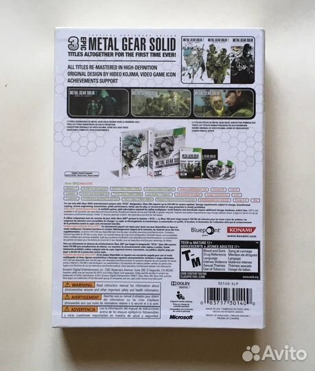 Metal Gear Solid HD Collection Limited Ed Xbox 360