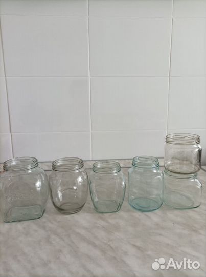 Банки стеклянные разные