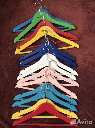 Плечики детские деревянные