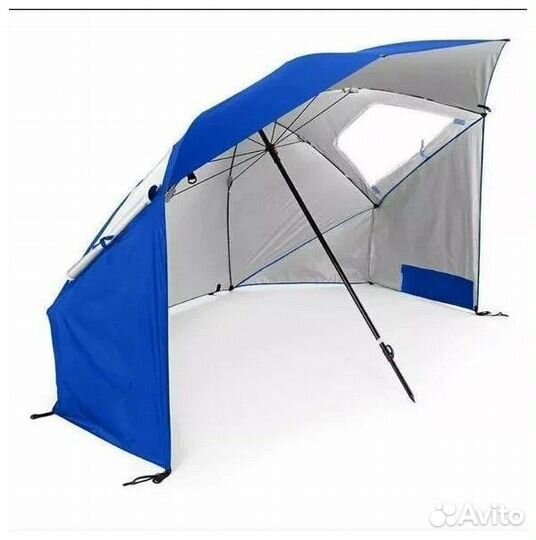 Большой пляжный зонт luxline складной