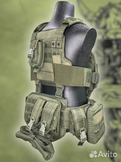 Бронежилет плитник олива