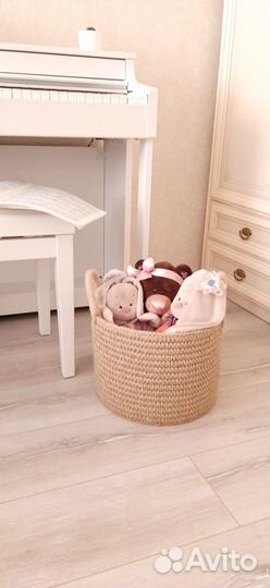 Корзина из джута