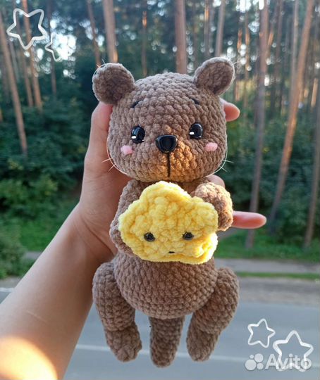 Мягкая игрушка Выдра ручной работы