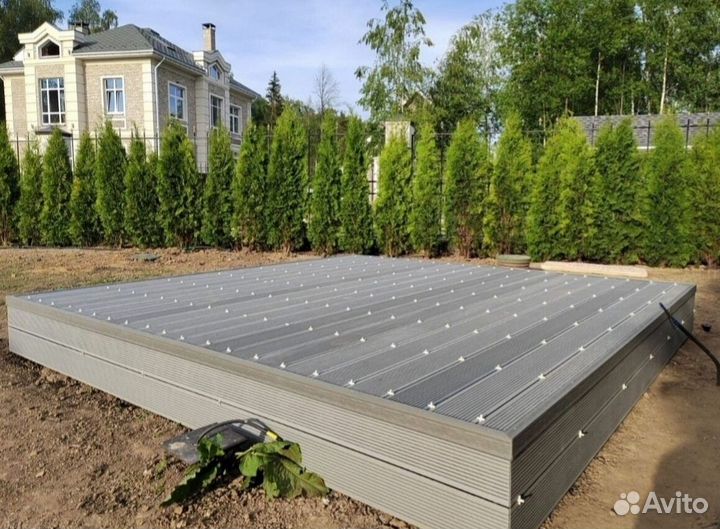 Террасная доска из дпк со склада
