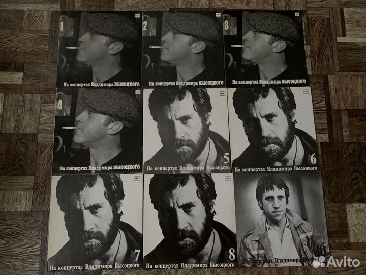 Виниловые пластинки, на концертах Высоцкого