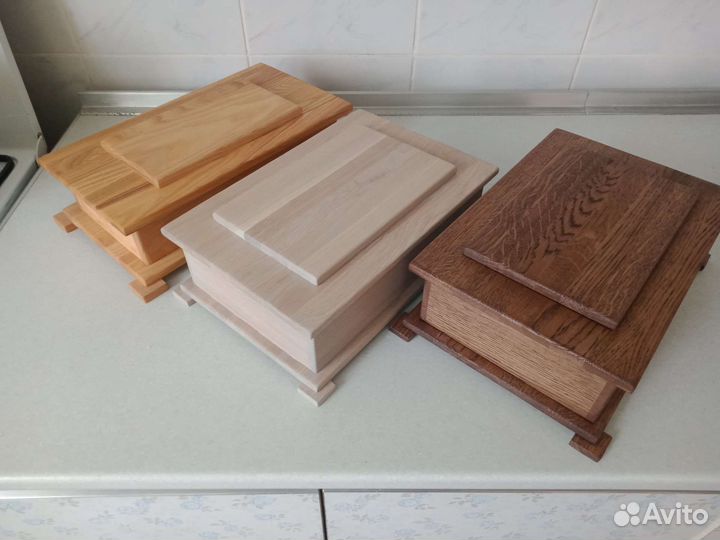 Шкатулка из дуба, ясеня