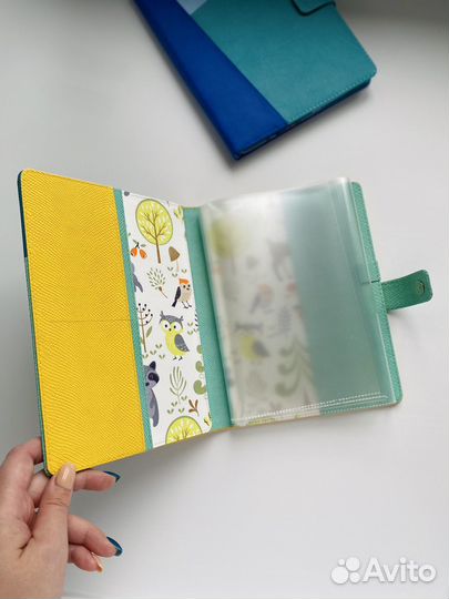 Папка для детских документов ручной работы