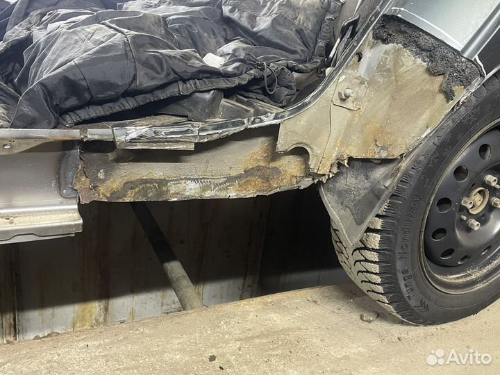 Переварка порогов и днища