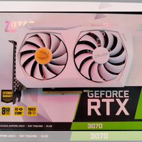 Игровая видеокарта RTX 3070 white