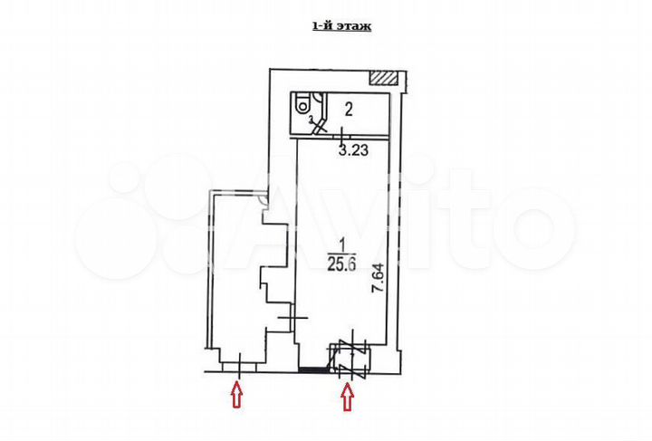 Продам торговое помещение, 43 м²