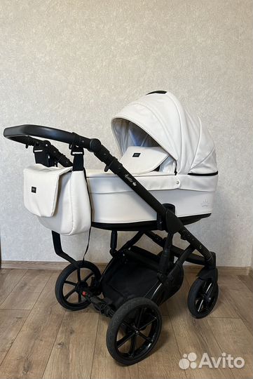 3в1 как новая (эко-кожа) коляска Quali