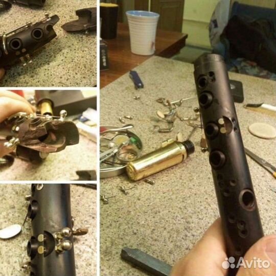 Ремонт, реставрация саксофона, Мастерская духовых