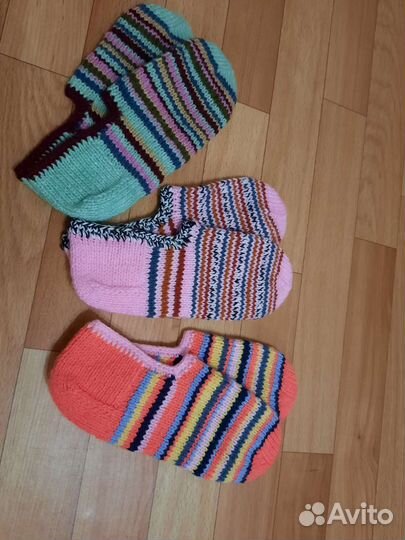 Носки вязаные женские