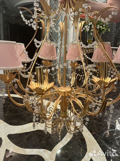 Люстра большая бу