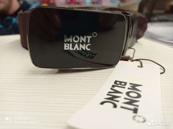 Ремень Mont Blanc натуральная кожа