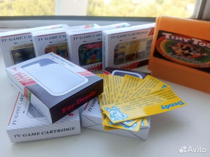 Реплика коробочки для картриджа Dendy Steepler