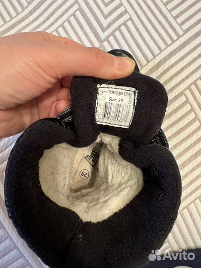 Зимние ботинки на девочку 29 размер