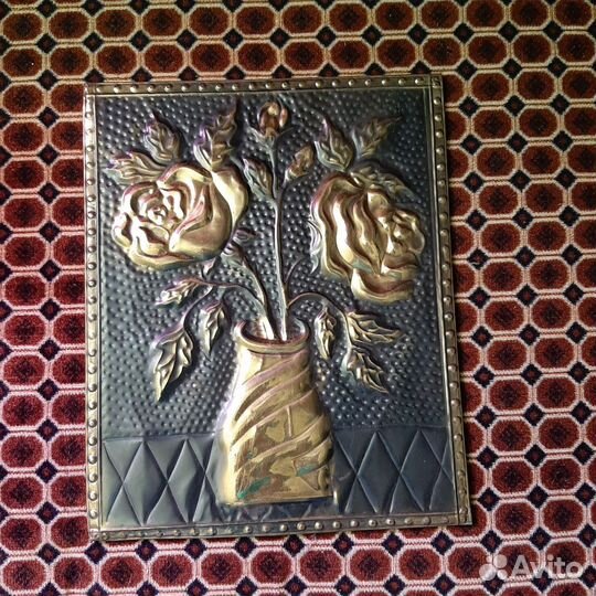 Чеканка медная СССР