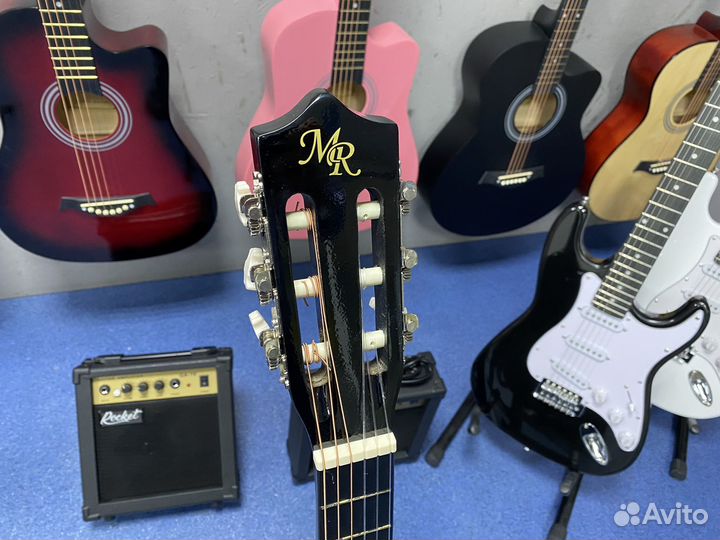 Классическая гитара новая (размер 1/2)