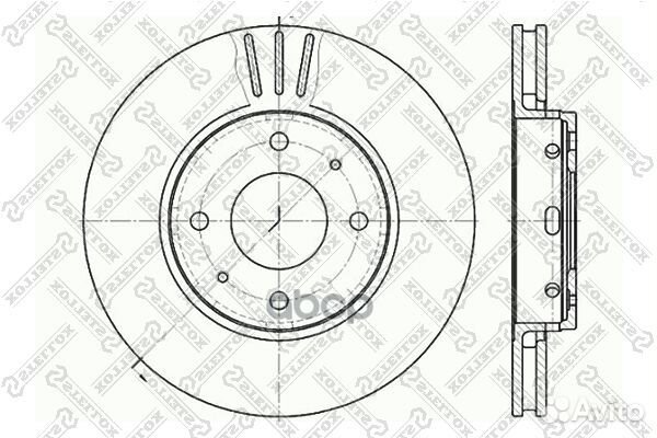 6020-4839V-SX диск тормозной передний Volvo S4