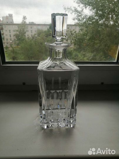 Графин хрустальный СССР богемия Чехия