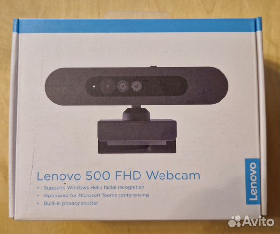 Веб-камера Lenovo 500 FHD webcam Новая Win Hello купить в Санкт ...