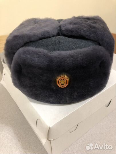 Шапка ушанка военная 58