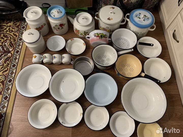 Посуда эмалированная Лысьва