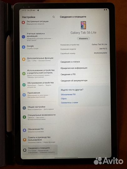 Планшет samsung galaxy tab s6 lite 64