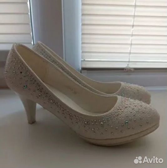 Туфли свадебные. 38р.р