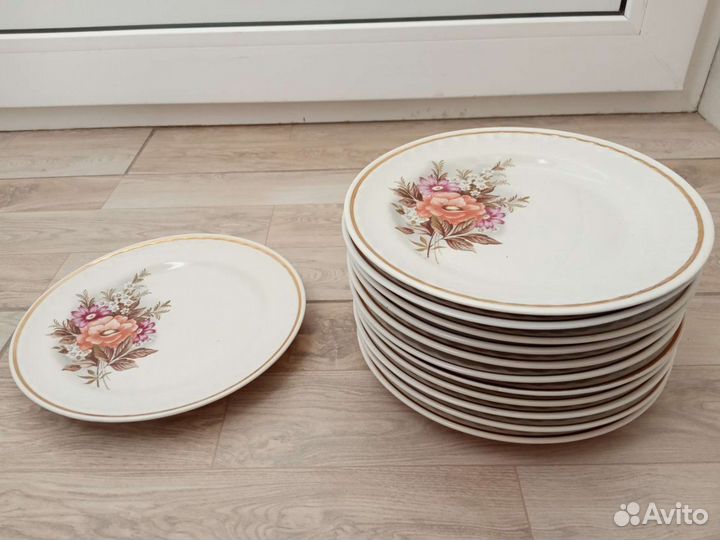 Тарелки фарфор советский