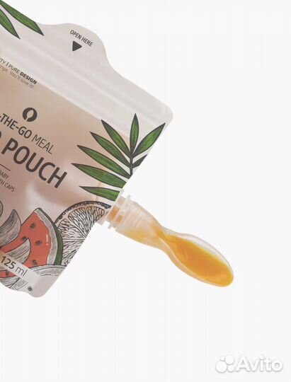 Многоразовые пакеты для детского питания, 3 шт