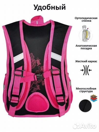 Рюкзак школьный для девочки новый